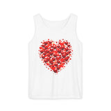Double Red Heart Tank Top