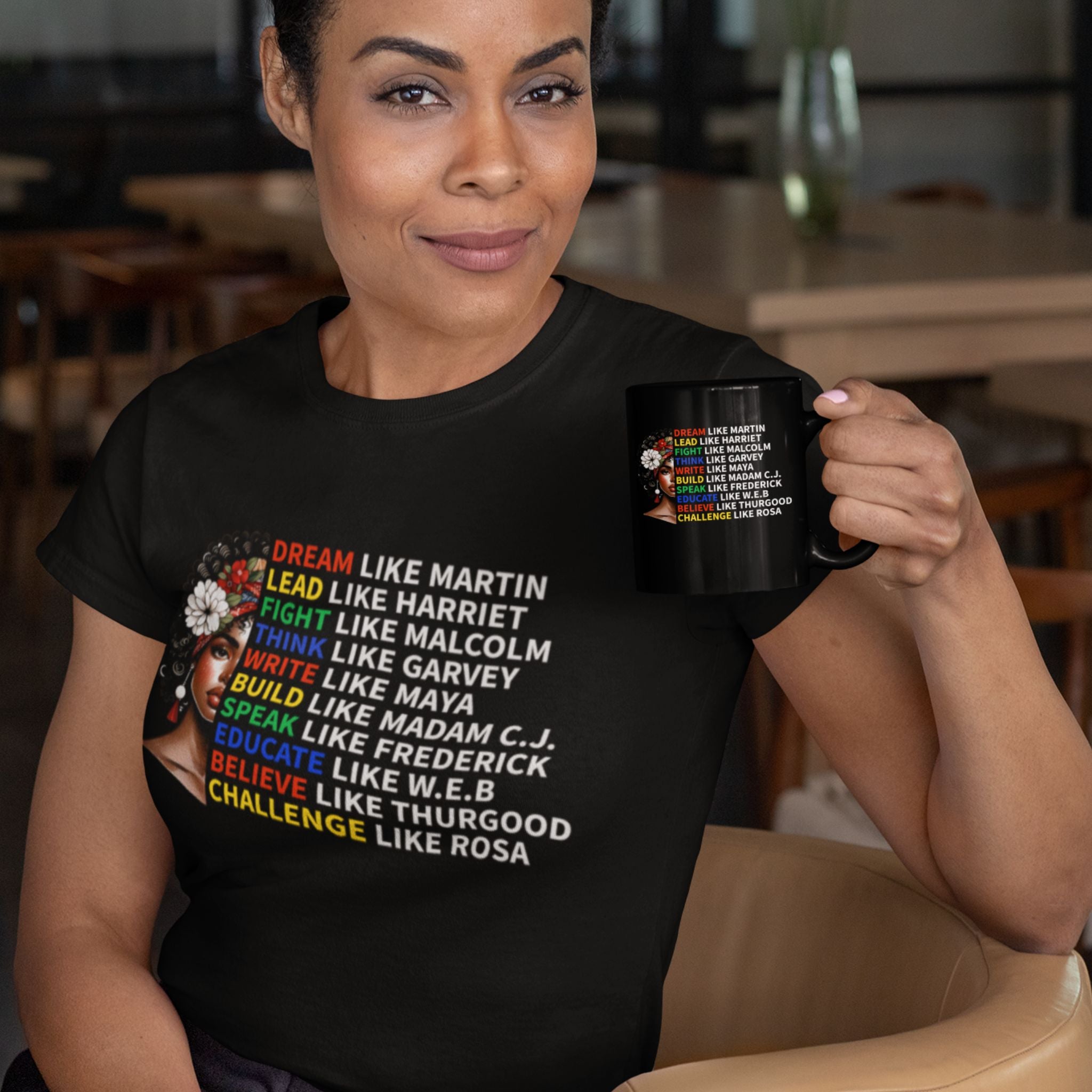 Dream Like Martin, Lead Like Harriet, Fight Like Malcolm Shirt