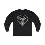 Family Will Always Be Connected By Heart Long Sleeve Tshirt