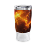 Fiery Lightning Sky Tumbler