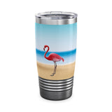Flamingo Beach Ringneck Tumbler