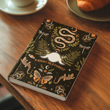 Dark Academia Gothic Notebook, Forest Magic Notebook, Black, 128 Pages, Forest Journal, For Journaling Diary, Aesthetics Gift Journal, Lined or Unlined