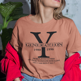 From playing outside till dusk to endless scrolling, Gen Y has seen it all shirt