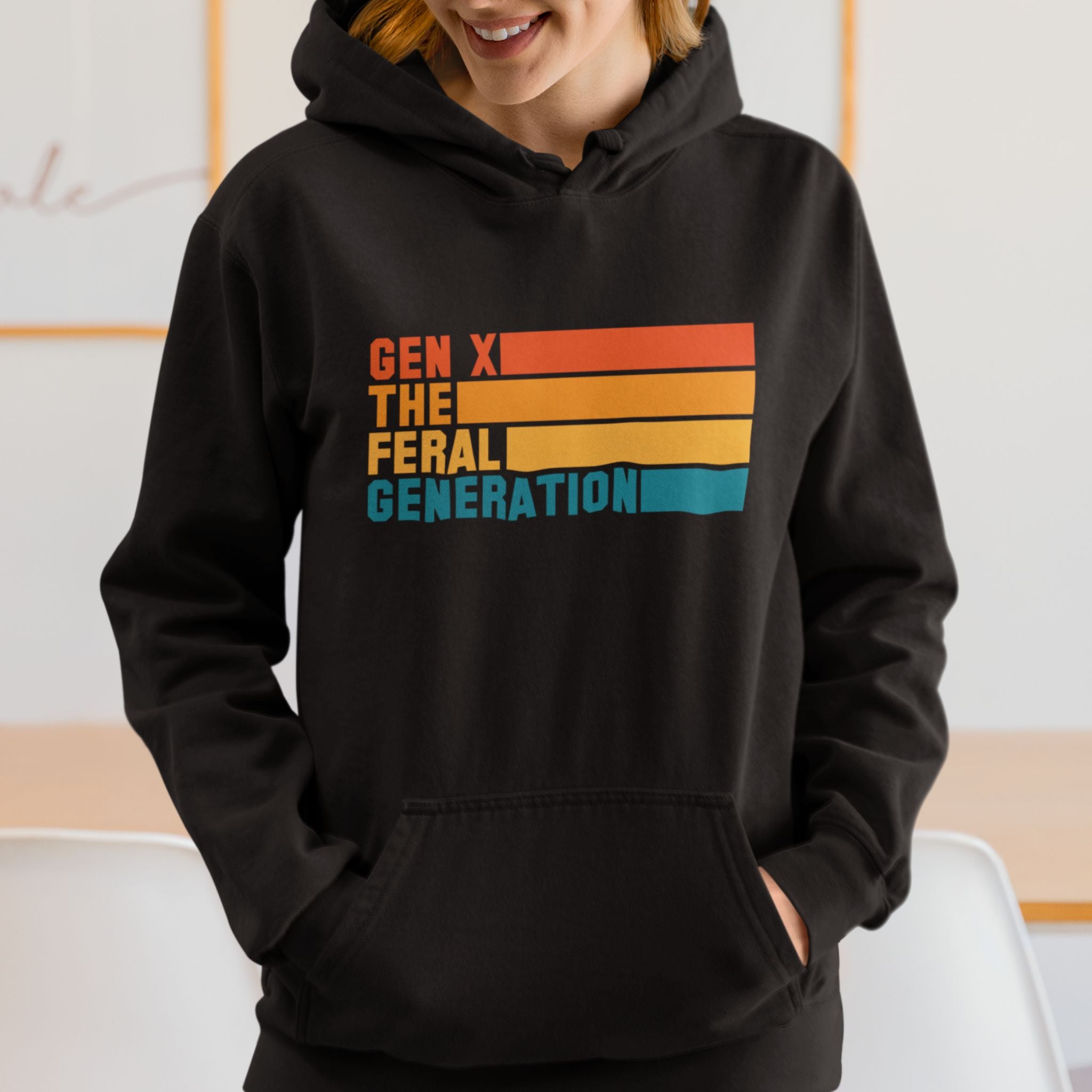 Gen X The Feral Generation Hoodie