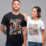 Happy Looks Good On You Shirt, Positivity Tshirt, Mental Health Gift, Mental Health Awareness Shirt, Inspirational Shirt, Trendy Shirt
