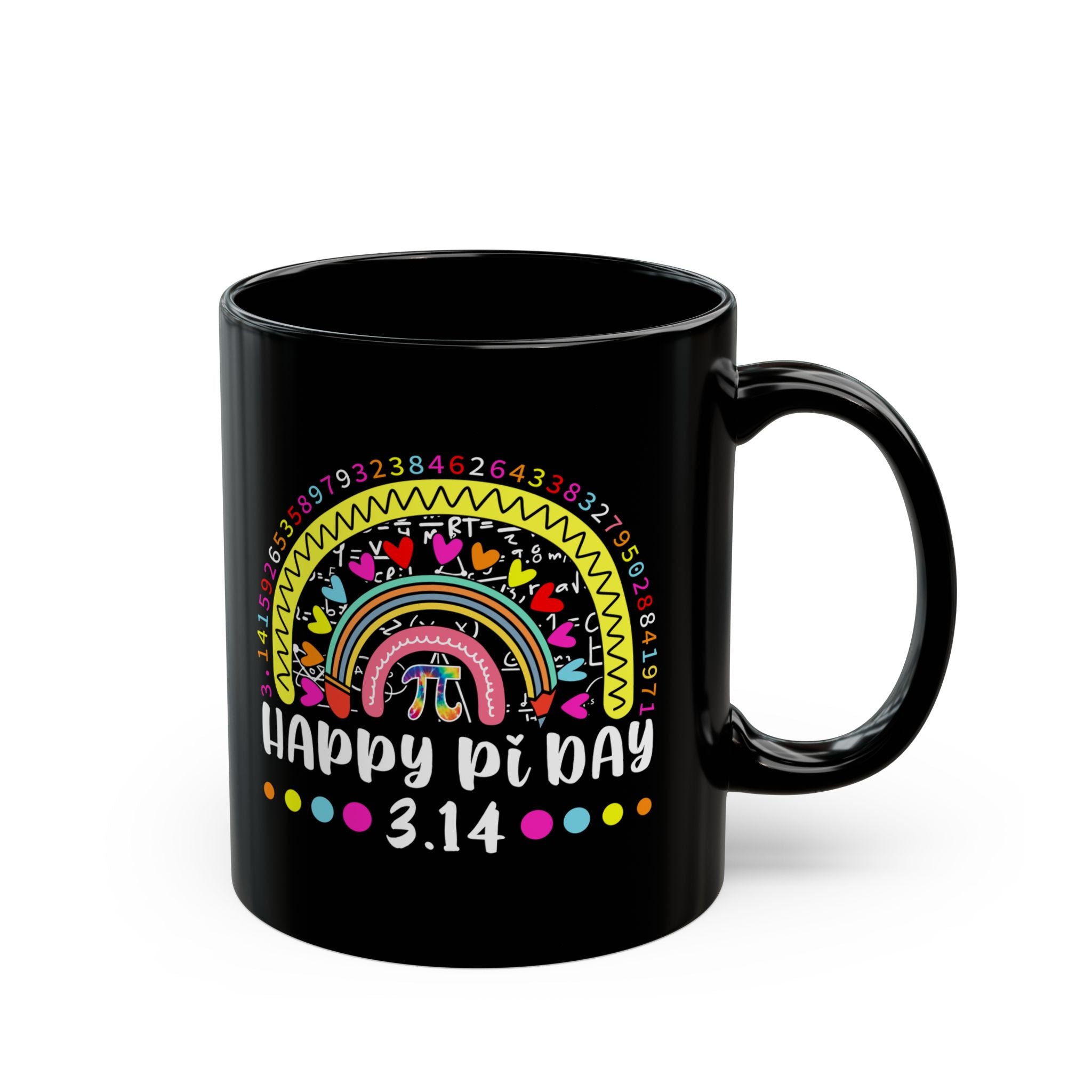 Happy Pi Day Rainbow Coffee Mug