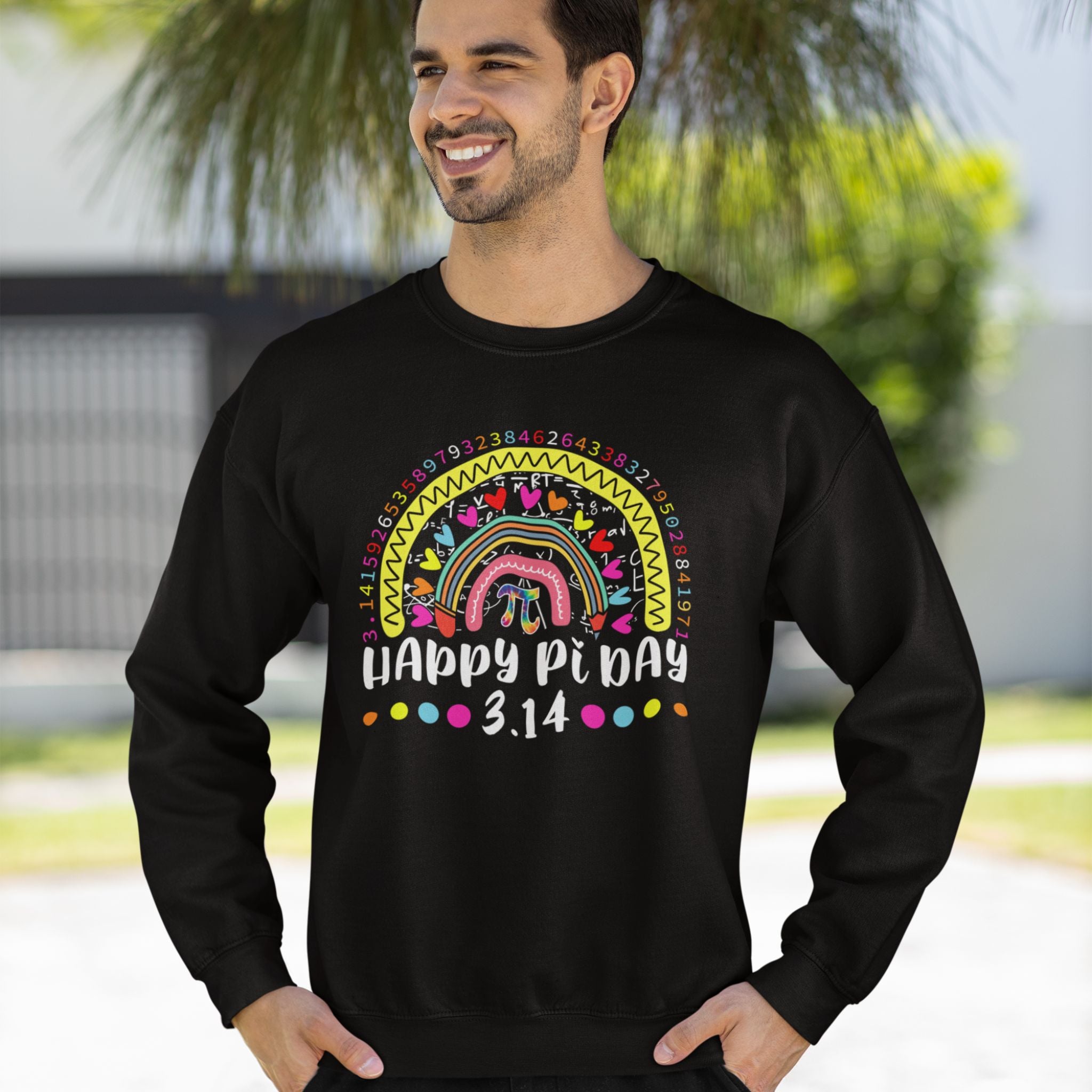 Happy Pi Day Rainbow Sweatshirt
