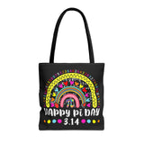 Happy Pi Day Rainbow Tote Bag