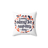 Happy Single Awareness Day Pillow Cover