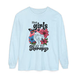 Hot Girls Go to Therapy Long Sleeve Tee