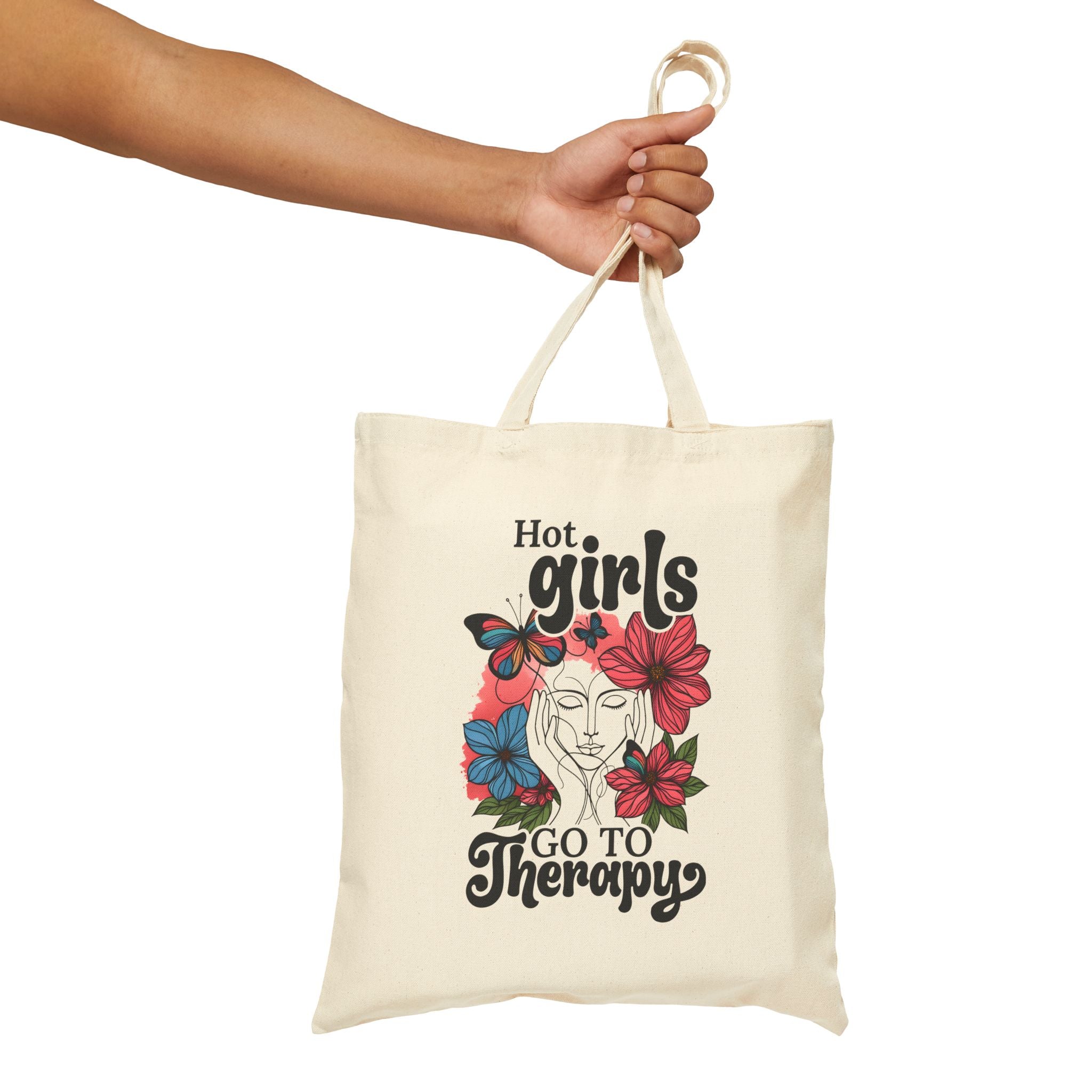 Hot Girls Go to Therapy Tote Bag