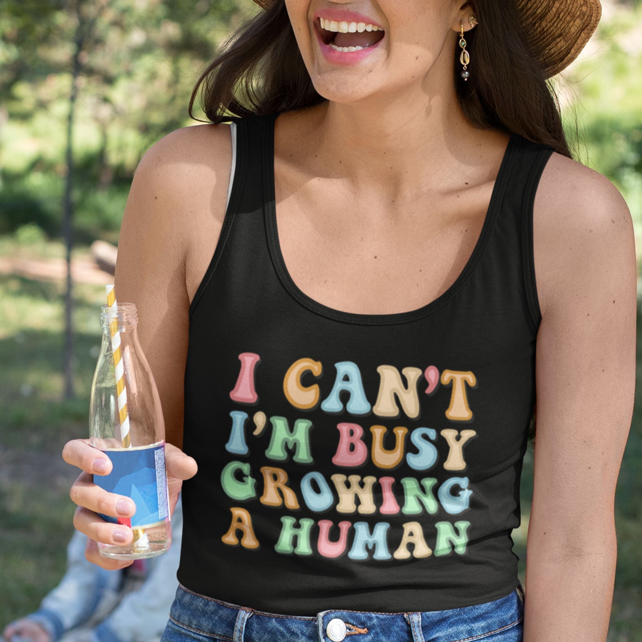 I Can't I'm Busy Growing A Human Tank Top