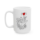 I Love You Hand Sign Coffee Cup