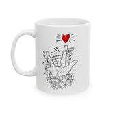 I Love You Hand Sign Coffee Mug