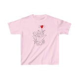 I Love You Hand Sign Kids Tee