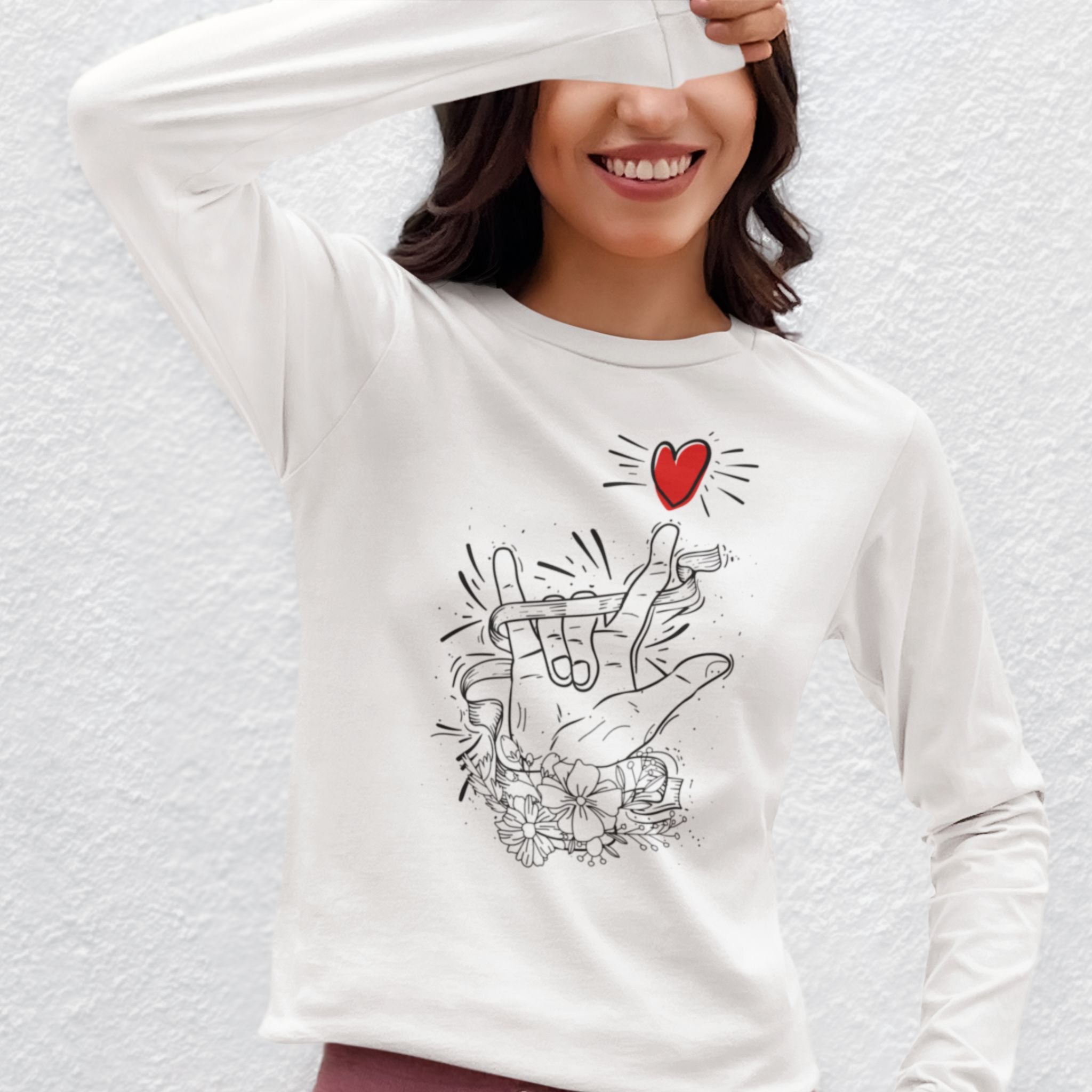 I Love You Hand Sign Long Sleeve