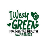 I Wear Green Sticker