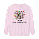 I'm Fine Tangled Lights Long Sleeve T-Shirt