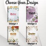 Personalized Notebook, Spiral Notebook, Journals and Notebooks, Custom Journal for Women, Birthday Gifts for Her Gifts for Sister Daughter