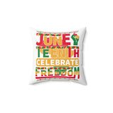 Juneteenth Celebrate Freedom Pillow Cover