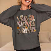 Leopard Mama Flower Sweatshirt