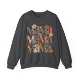 Leopard Print Mama Flower Sweatshirt