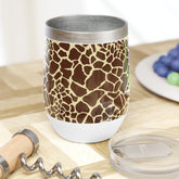 Leopard Print Wine Tumbler
