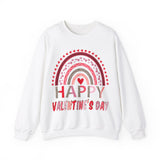 Leopard Rainbow Red Love Valentine's Day Sweatshirt