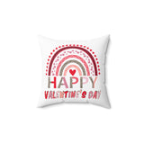 Leopard Rainbow Valentine's Day Pillow Cover