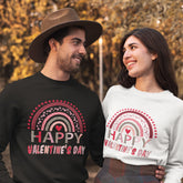 Leopard Rainbow Valentine's Day Sweatshirt