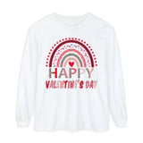 Leopard Rainbow and Happy Valentines Day Long Sleeve
