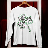 Leopard Shamrock Long Sleeve Tee