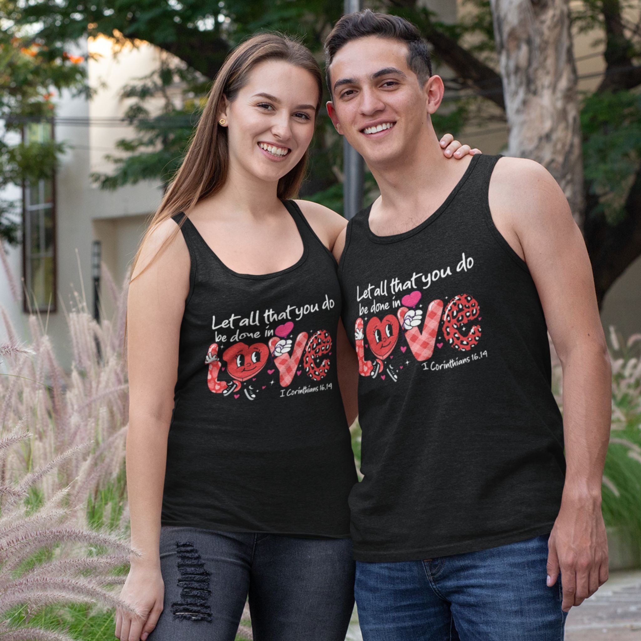Let All That You Do Be Done in Love Tank Top