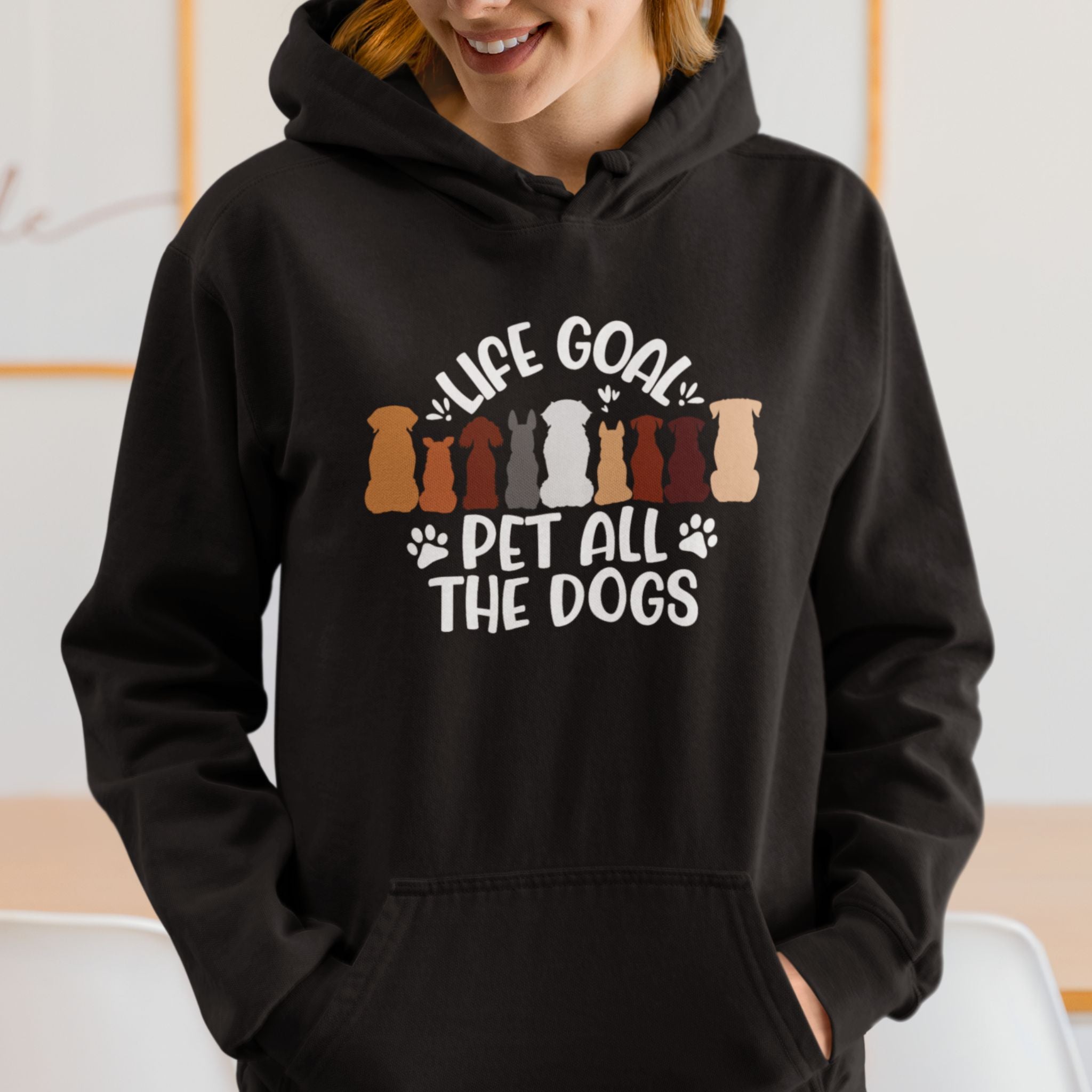 Life Goal Pet All Dogs Hoodie
