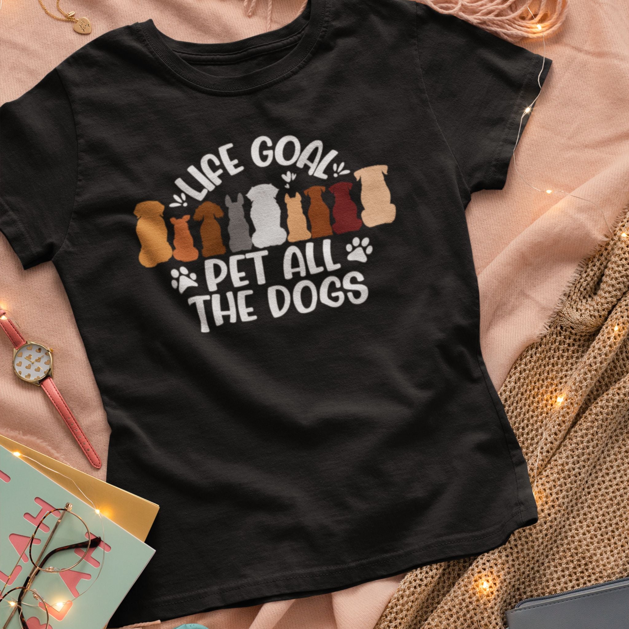Life Goal Pet All The Dogs Shirt
