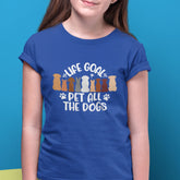 Life Goal Pet All The Dogs Shirt for Kids