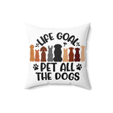 Life Goal Pet Throw Pillow Cover