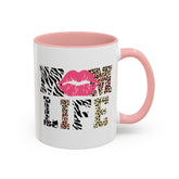 Lips Mom Life Coffee Mug