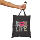 Lips Mom Life Tote Bag