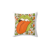 Lucky Charm Shamrock Lips Tongue Pillow