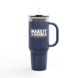 Make It A Double #twindad Travel Mug