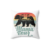 Mama Bear Throw Pillow