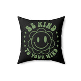 Mental Health Matters Be Kind to Your Mind Throw Pillow Cover