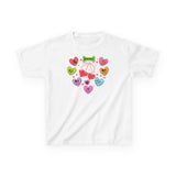 Mickey And Friends Candy Hearts Kids Tshirt