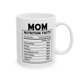 Mother Nutritional Facts Coffee Mug