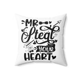 Mr. Steal Your Heart Valentine Pillow Cover