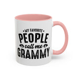 My Favorite People Call Me Grammy Ceramic Coffee Mug