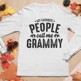 My Favorite People Call Me Grammy Long Sleeve Tee