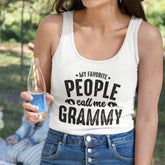 My Favorite People Call Me Grammy Tank Top, Grandma Life Tank Top, Best Grandma Tank Top, Mom Life Tank Top, Mother's Day Tank Top