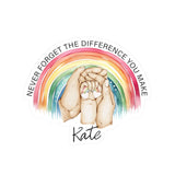 Never Forget The Difference You Make Stickers